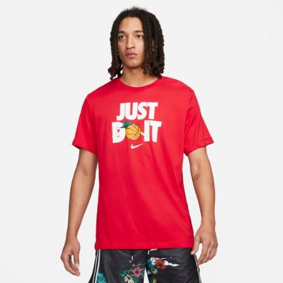 Nike "Just Do It" Basketball Tee Red - Rouge - T-shirt à manches courtes