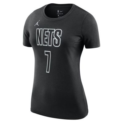 Jordan NBA Brooklyn Nets Essential Statement Edition Wmns Tee - Noir - T-shirt à manches courtes