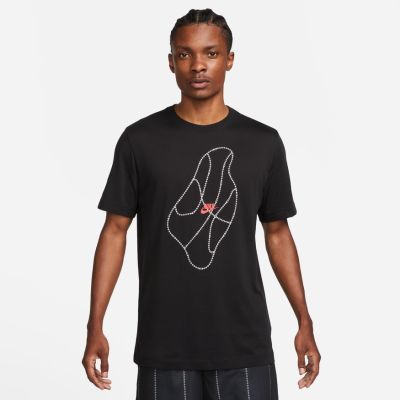 Nike Dri-FIT Basketball Tee Black - Noir - T-shirt à manches courtes