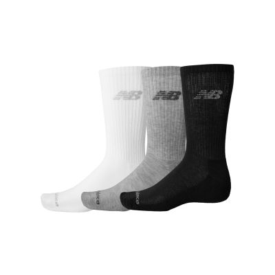 New Balance Performance Basic Crew 3 Pack White Multi - Multicolor - Chaussettes New Balance Performance Basic Crew 3 Pack White Multi - Multicolor - Chaussettes