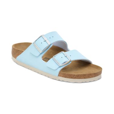 Birkenstock Arizona Birko-Flor Nubuk Regular Fit - Bleu - Sandales Birkenstock Arizona Birko-Flor Nubuk Regular Fit - Bleu - Sandales