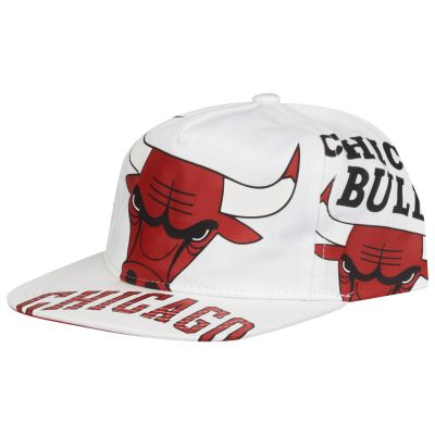 Mitchell & Ness NBA Chicago Bulls In Your Face Deadstock Hwc Snapback - Blanc - Casquette
