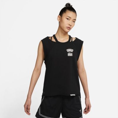 Nike Standard Issue "Queen Of Courts" Wmns Basketball Top - Noir - T-shirt à manches courtes