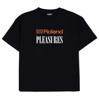 Pleasures Roland Heavyweight Tee Black - Noir - T-shirt à manches courtes