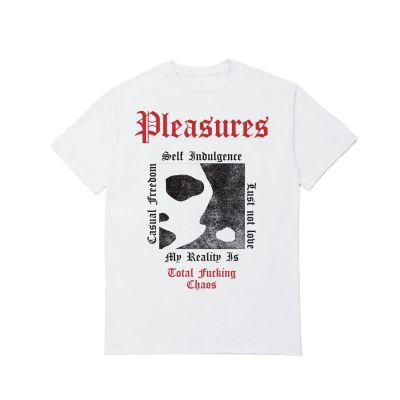 Pleasures Reality Tee White - Blanc - T-shirt à manches courtes
