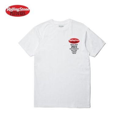 Pleasures Rolling Stone Tee White - Blanc - T-shirt à manches courtes