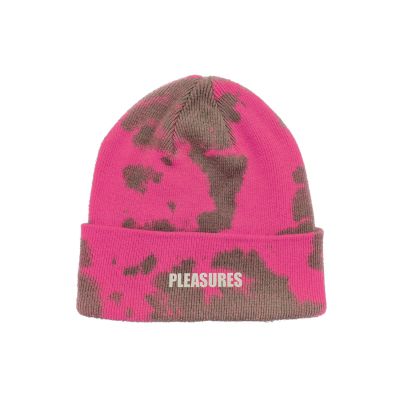 Pleasures Impact Dyed Beanie Pink - Rose - Casquette