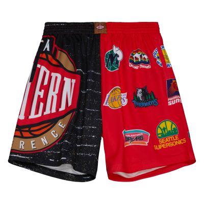 Mitchell & Ness NBA Western Conference Jumbotron 3.0 All Star Shorts - Rouge - Shorts