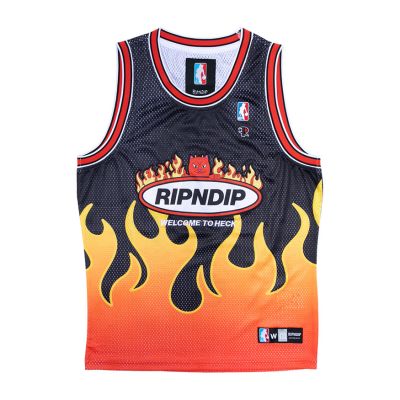 Rip N Dip Welcome To Heck Basketball Jersey - Noir - Jersey