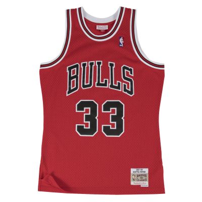Mitchell & Ness Chicago Bulls Scottie Pippen Swingman Jersey - Rouge - Jersey
