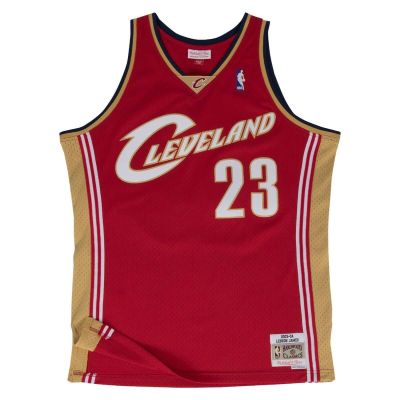 Mitchell & Ness NBA Cleveland Cavaliers Lebron James Red Swingman Road Jersey - Rouge - Jersey