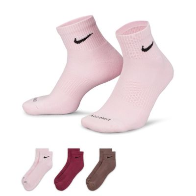 Nike Everyday Plus Cushioned Training Ankle Socks 3-Pack - Multicolor - Chaussettes