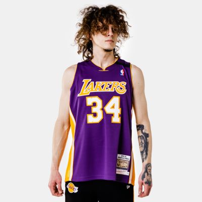 Mitchell & Ness Authentic Jersey Los Angeles Lakers Shaquille O'Neill Purple - Mauve - Jersey