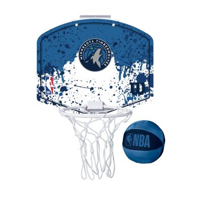 Wilson NBA Team Mini Hoop Minnesota Timberwolves - Bleu - Accessoires