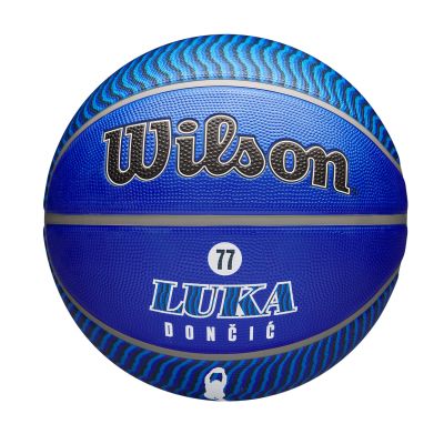Wilson NBA Player Icon Outdoor Luka Dončić - Bleu - Balle