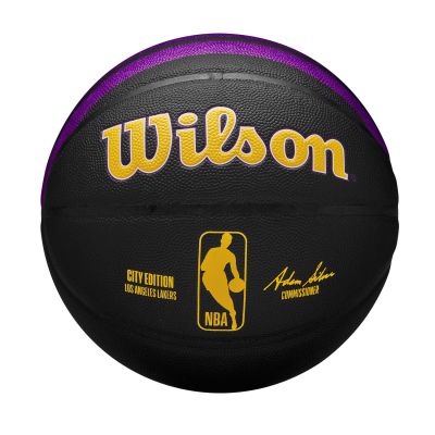 Wilson 2023 NBA Team City Collection Los Angeles Lakers Size 7 - Noir - Balle