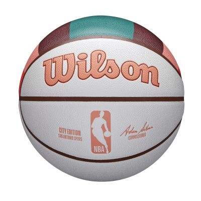Wilson 2023  NBA Team City Collector San Antonio Spurs Size 7 - Blanc - Balle