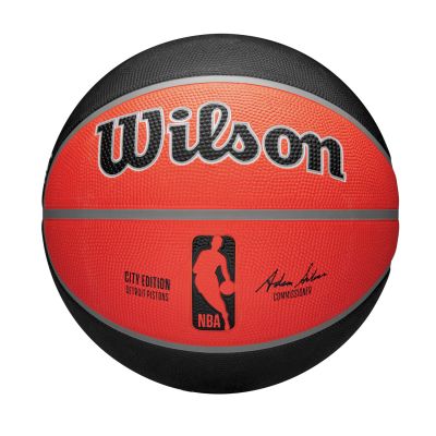 Wilson 2023 NBA Team City Edition Detroit Pistons Size 7 - Orange - Balle